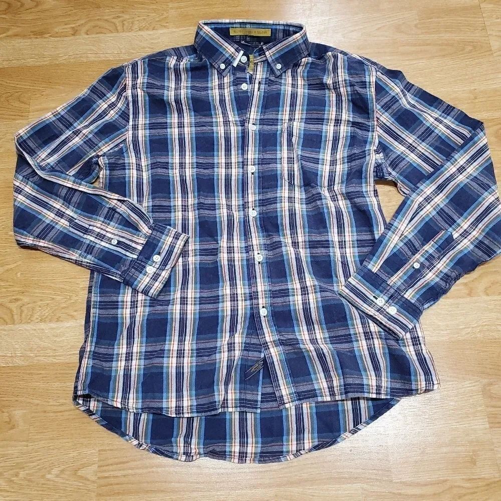 Washed Stoned & Beaten men's button up shirt